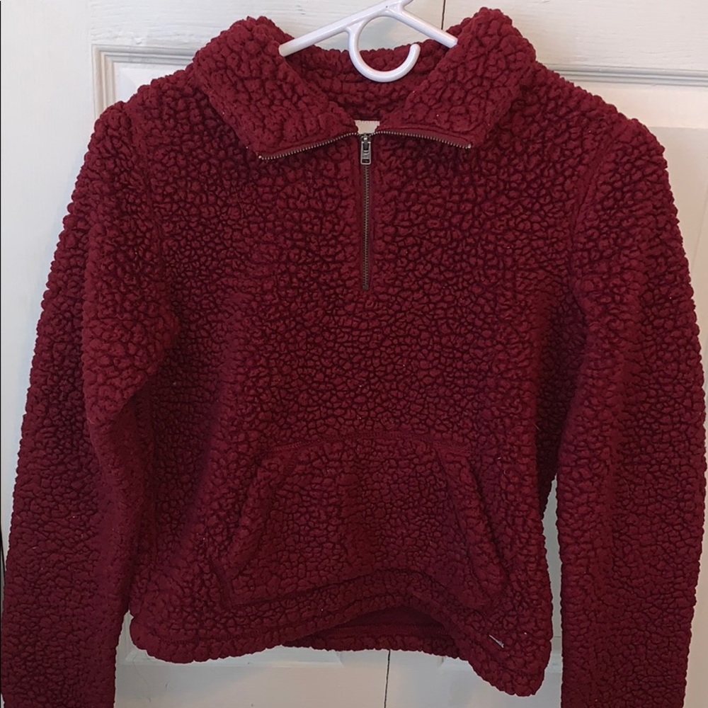 Half-Zip Sherpa Sweatshirt